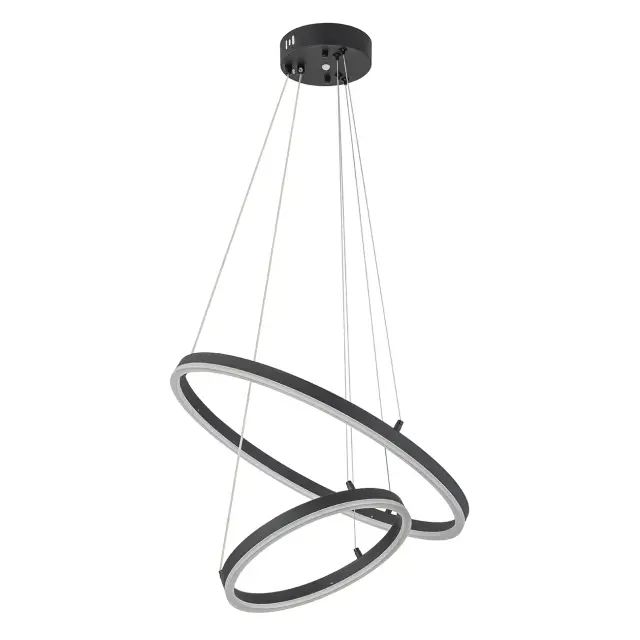 Светильник Escada 10254/2LED Black APP VOID — черный, ракурс 2