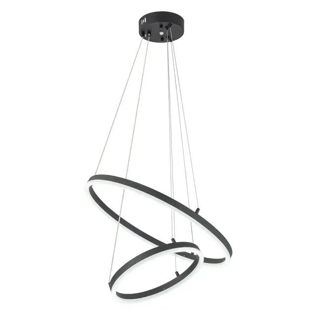 Светильник Escada 10254/2LED Black APP VOID — черный, ракурс 3