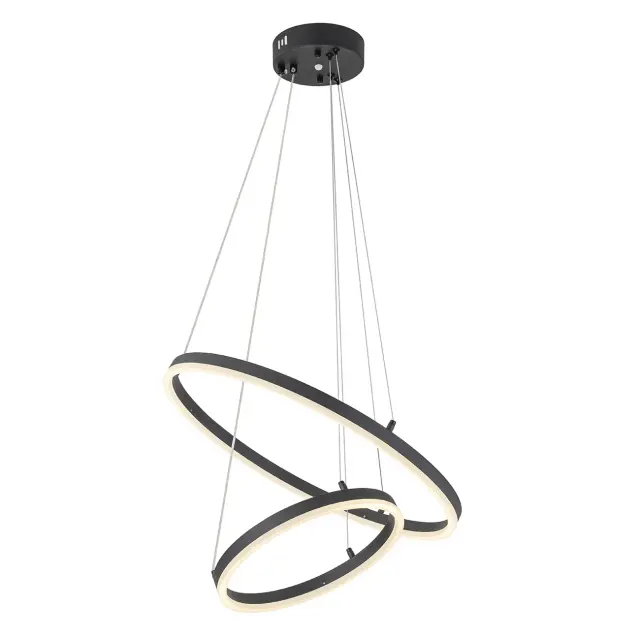 Светильник Escada 10254/2LED Black APP VOID — черный, ракурс 4