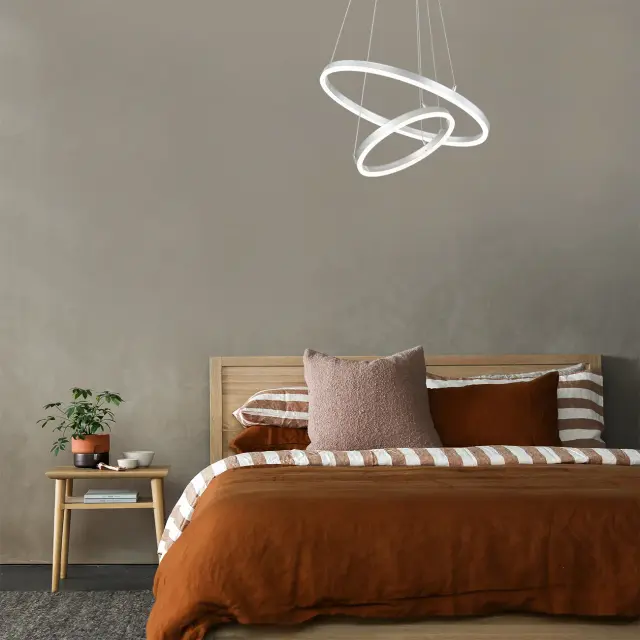 Светильник Escada 10254/2LED Silver APP VOID — серый, ракурс 6