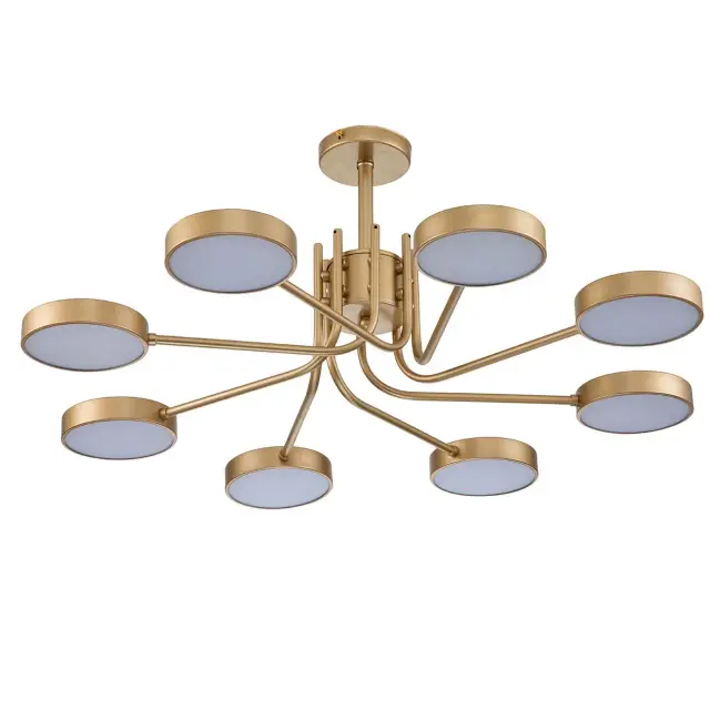Люстра Escada 10258/8LED SKYLAR — золотой, ракурс 2