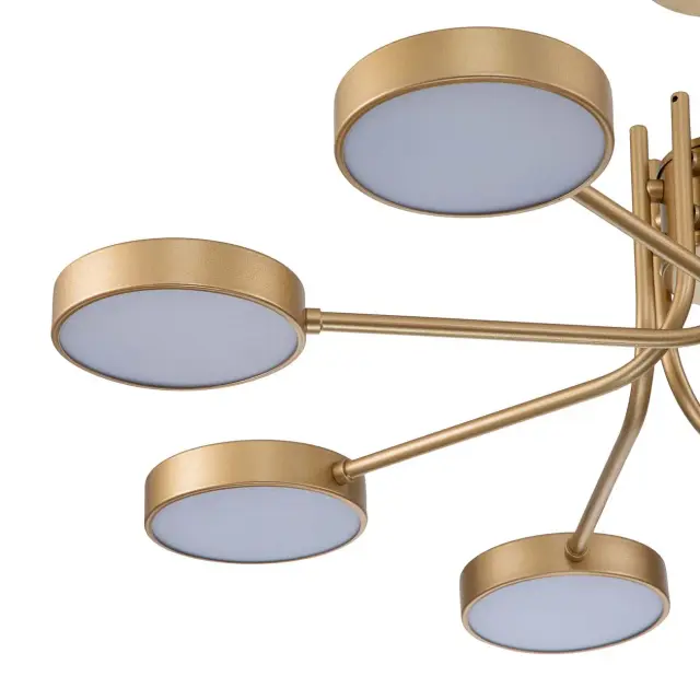 Люстра Escada 10258/8LED SKYLAR — золотой, ракурс 4