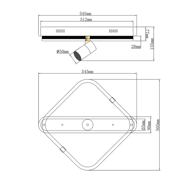 Светильник Escada 10280/1LED FACTOR — белый, ракурс 6