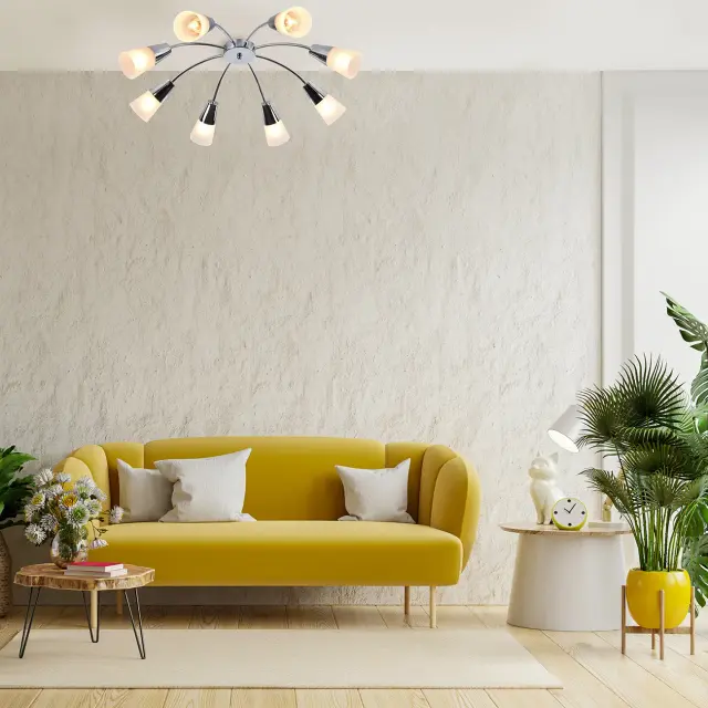 Люстра Escada 1100/8P Chrome AQUILEGIA — хром, ракурс 2