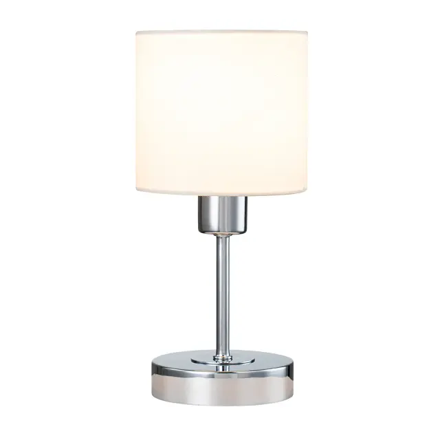 Настольная лампа Escada 1109/1 Chrome/Beige DENVER — хром