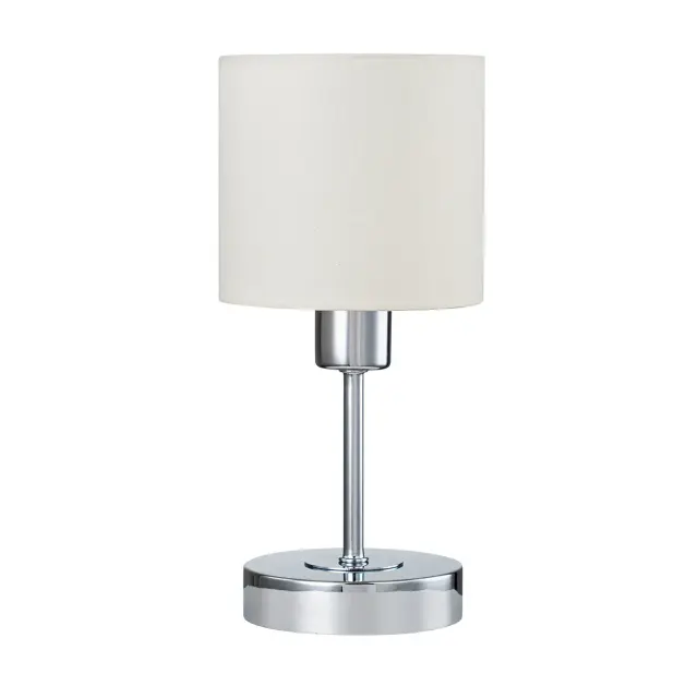 Настольная лампа Escada 1109/1 Chrome/Beige DENVER — хром, ракурс 2