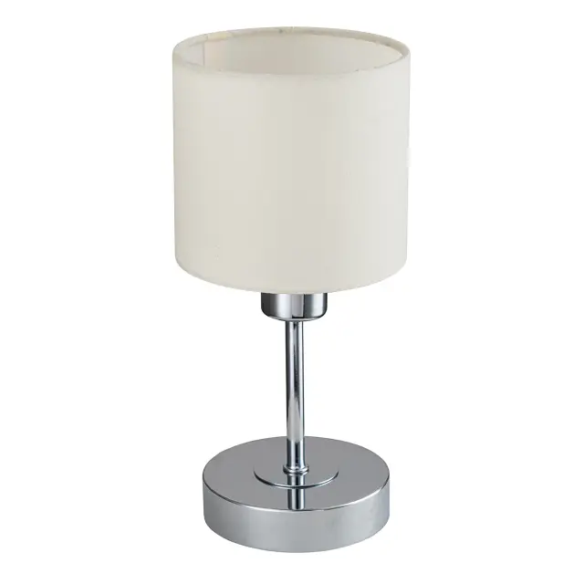 Настольная лампа Escada 1109/1 Chrome/Beige DENVER — хром, ракурс 4