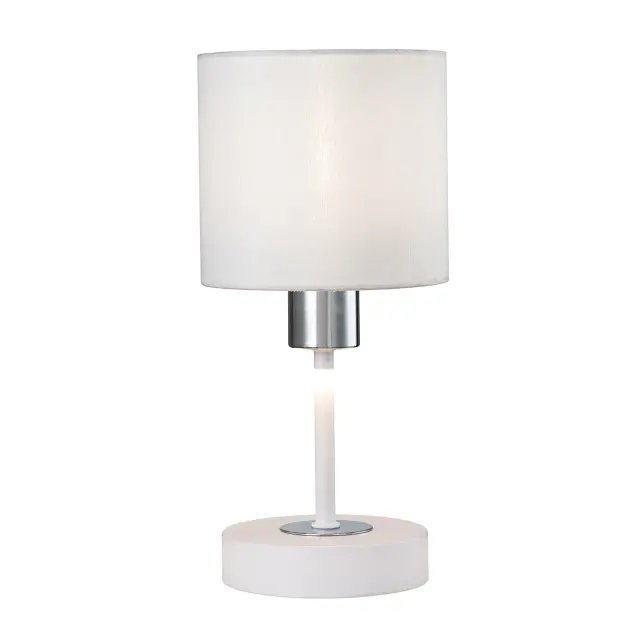 Настольная лампа Escada 1109/1 White/Silver DENVER — белый