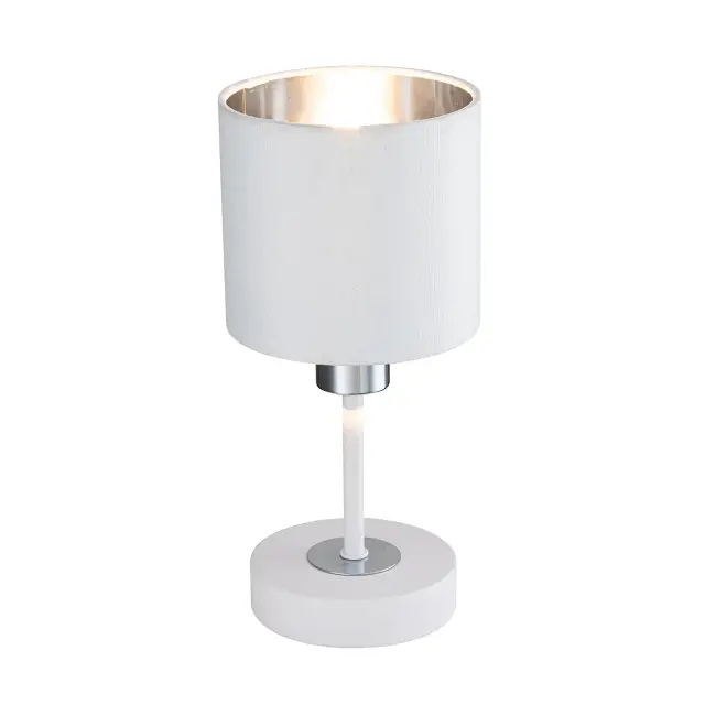Настольная лампа Escada 1109/1 White/Silver DENVER — белый, ракурс 4
