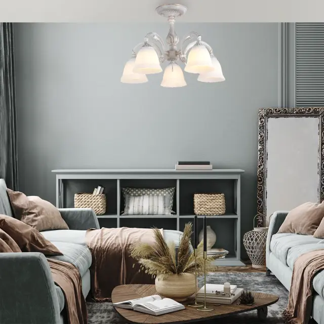 Люстра Escada 1114/5PL White VERSAILES — белый, ракурс 3