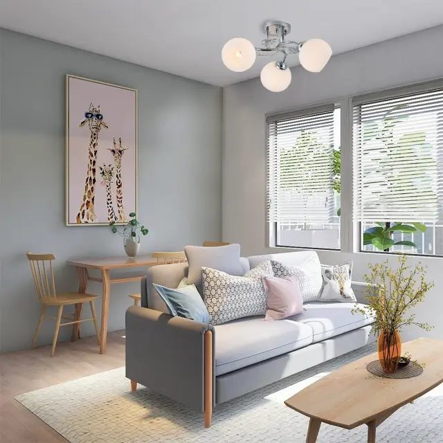 Люстра Escada 1119/3PL KALINA — хром, ракурс 4