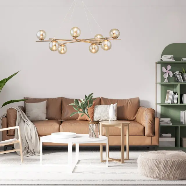 Люстра Escada 1119/8S Gold BALANCE — золотой, ракурс 5