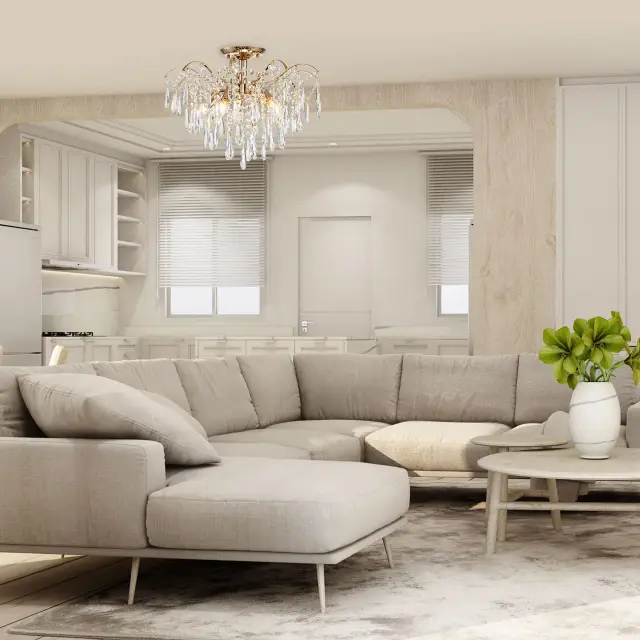 Люстра Escada 1124/5PL AUREA — золотой, ракурс 5