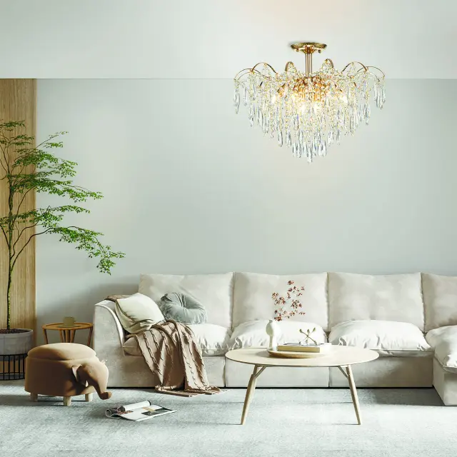 Люстра Escada 1124/8PL AUREA — золотой, ракурс 4