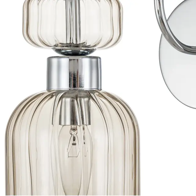 Бра Escada 1141/1A Chrome/Beige GLOSS — хром, ракурс 4