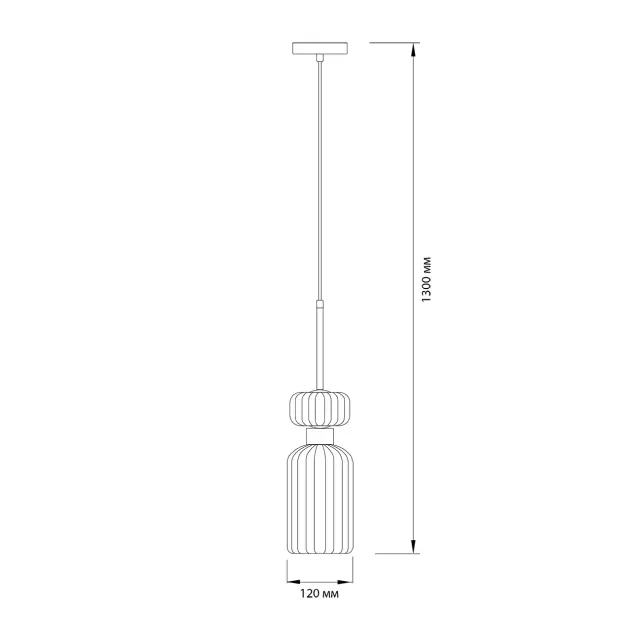 Светильник Escada 1141/1S Chrome/Clear GLOSS — хром, ракурс 6