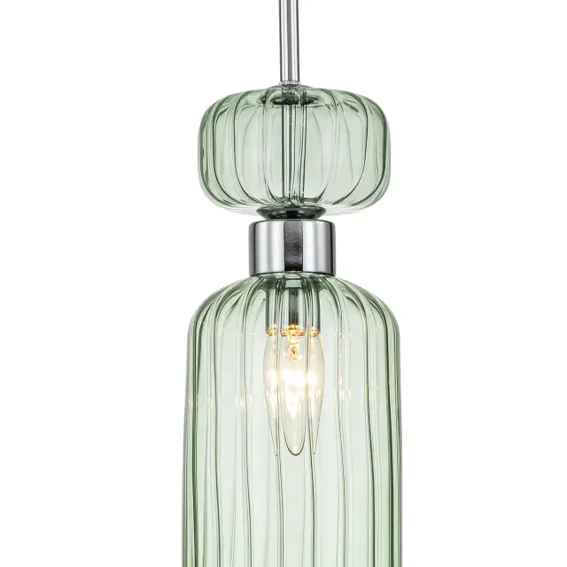 Светильник Escada 1141/1S Chrome/Green GLOSS — хром, ракурс 3