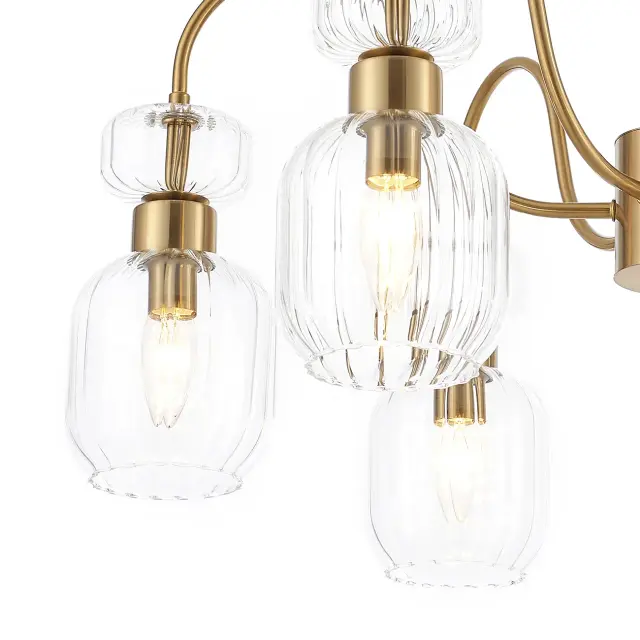 Люстра Escada 1141/6PL Clear GLOSS — медь, ракурс 5