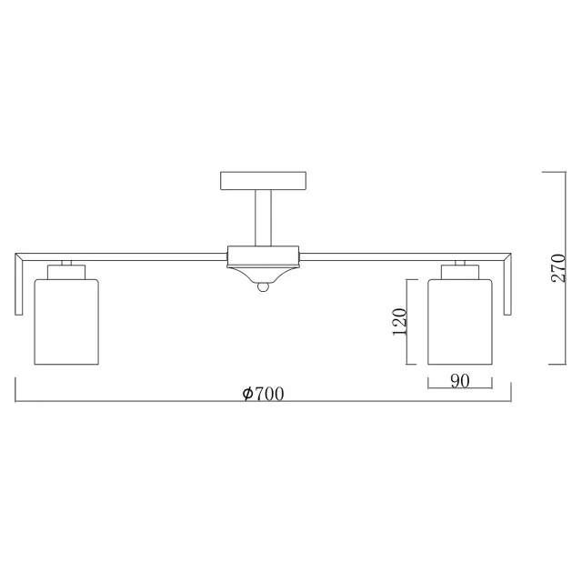 Люстра Escada 1142/7P Gold STYLE — золотой, ракурс 6