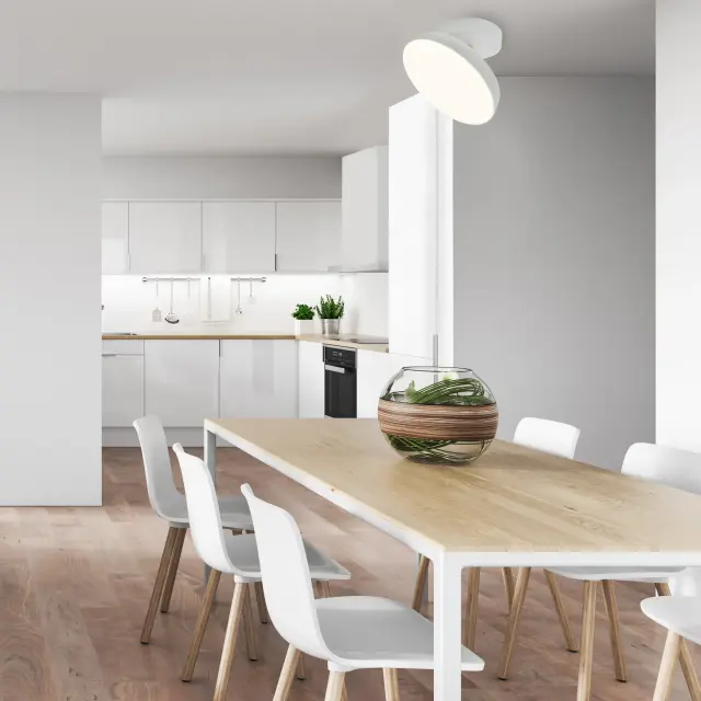 Точечный светильник Escada 20023SMA/01LED WH — белый, ракурс 4