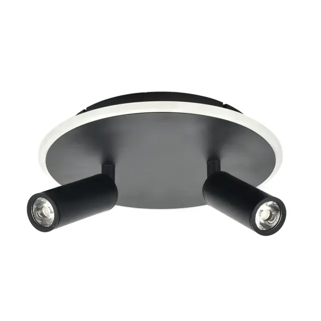Светильник Escada 20046SMA/02LED BK — черный, ракурс 2
