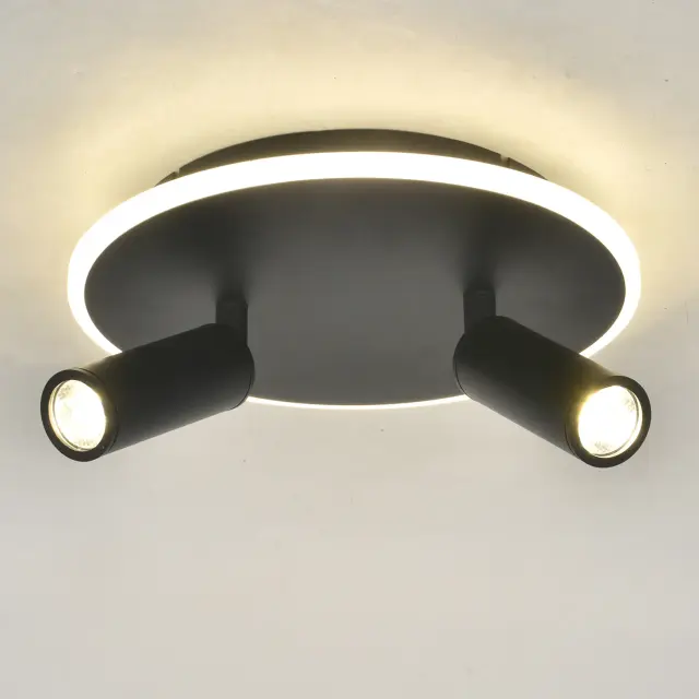 Светильник Escada 20046SMA/02LED BK — черный, ракурс 4