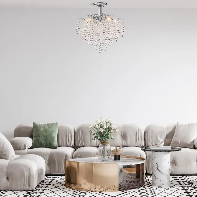 Люстра Escada 2106/5P SARDENA — хром, ракурс 5