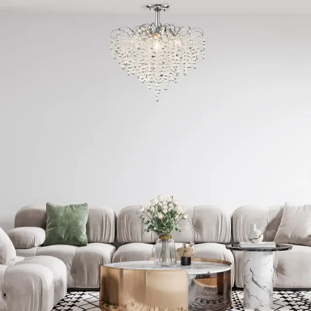 Люстра Escada 2106/8P SARDENA — хром, ракурс 5