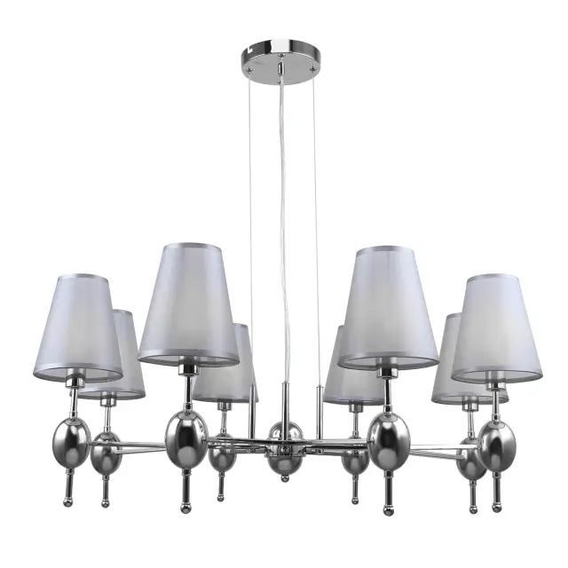 Люстра Escada 2106/8S ELEGY — никель, ракурс 2