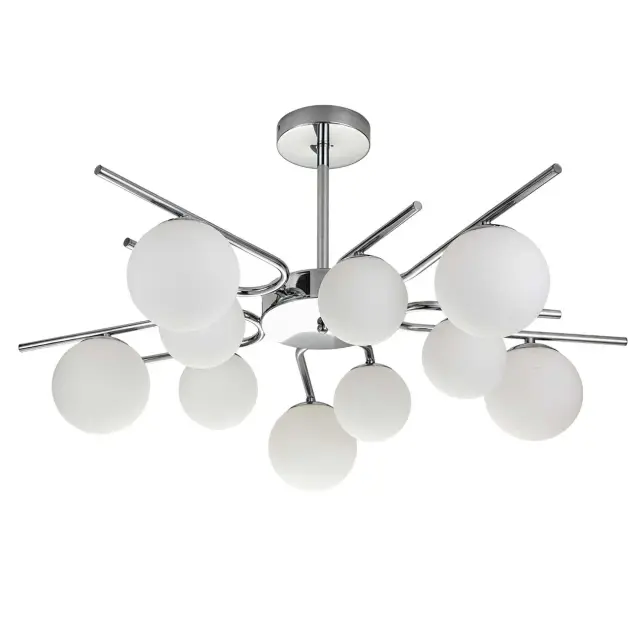 Люстра Escada 642/10P Silver SPHERE — серебряный, ракурс 2