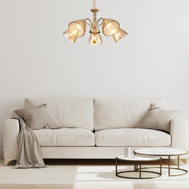 Люстра Escada 658/5PL Gold FREESIA — золотой, ракурс 6