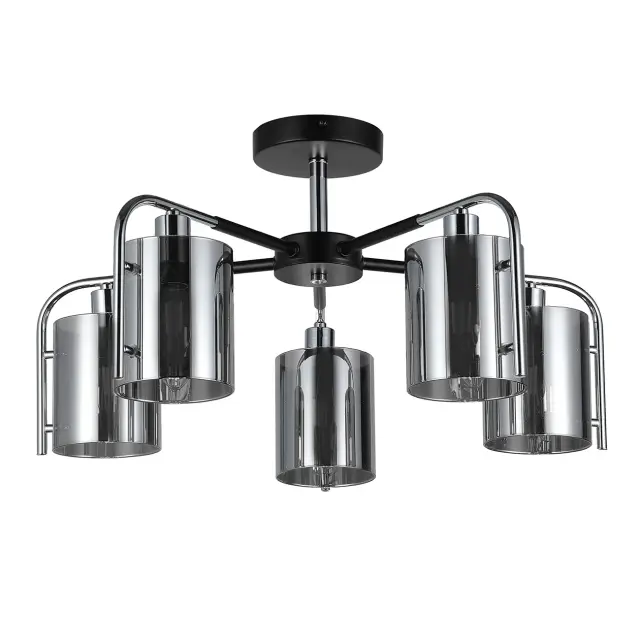 Люстра Escada 671/5P Chrome ELEGANT — черный, ракурс 2