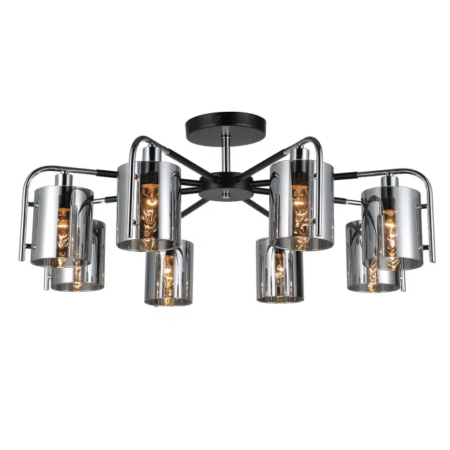 Люстра Escada 671/8P Chrome ELEGANT — черный