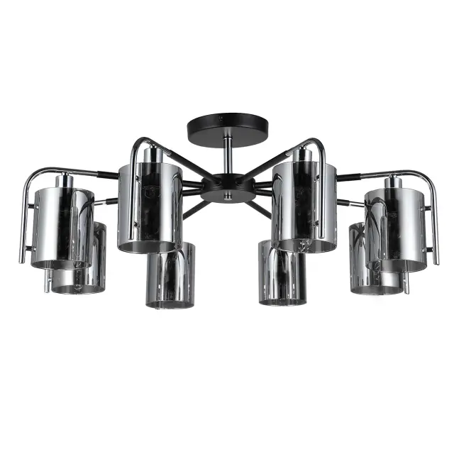 Люстра Escada 671/8P Chrome ELEGANT — черный, ракурс 2
