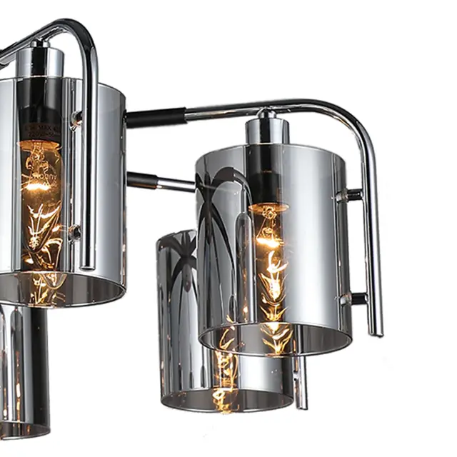 Люстра Escada 671/8P Chrome ELEGANT — черный, ракурс 4