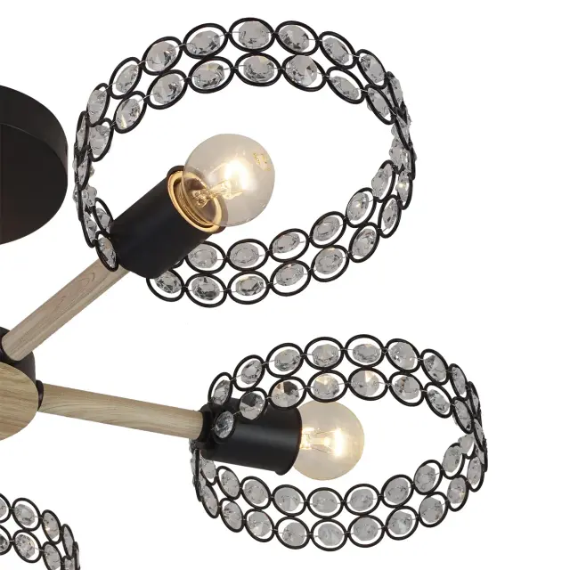 Люстра Escada 679/5P Black BANJO — черный, ракурс 4