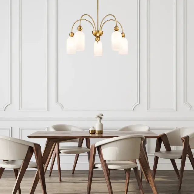 Люстра Escada 686/5PL Copper ODE — медь, ракурс 5