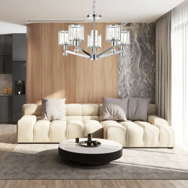 Люстра Escada 691/5S (Chrome) — хром, ракурс 5