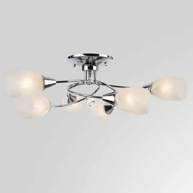 Люстра Eurosvet 2275/6 хром VIRGINIA, ракурс 2