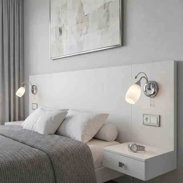 Бра Eurosvet 22080/1 хром GINEVRA, ракурс 2