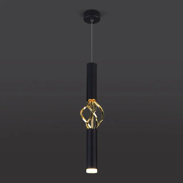 Светильник Eurosvet 50191/1 LED черный/золото LANCE, ракурс 5