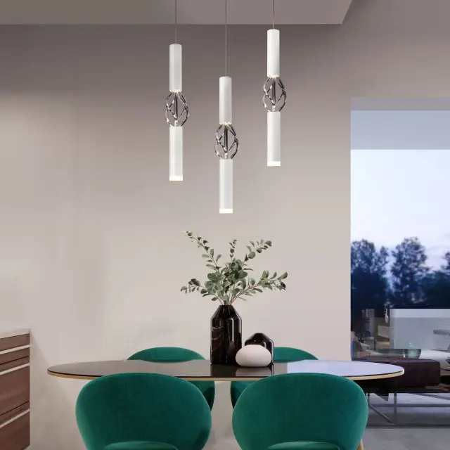 Светильник Eurosvet 50191/1 LED белый/хром LANCE, ракурс 5