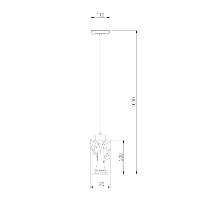 Светильник Eurosvet 50001/1 хром SANTOS, ракурс 5