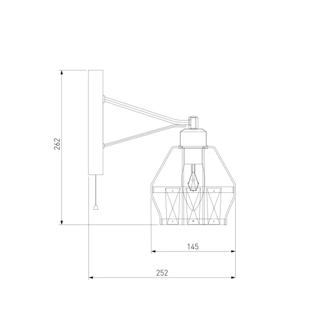 Бра Eurosvet 70075/1 белый LORD, ракурс 4