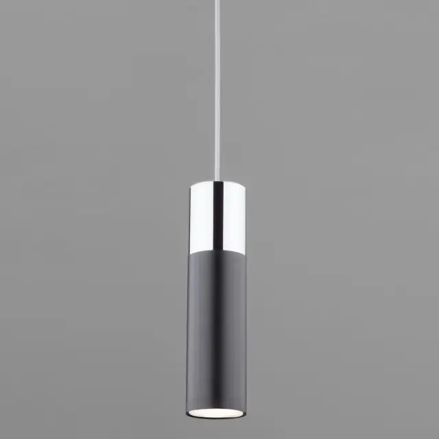 Светильник Eurosvet 50135/1 LED хром/черный DOUBLE TOPPER