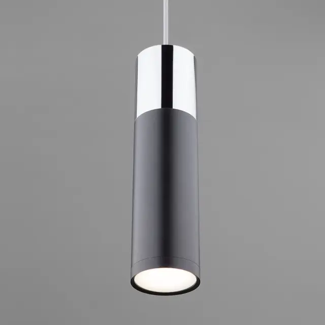 Светильник Eurosvet 50135/1 LED хром/черный DOUBLE TOPPER, ракурс 4