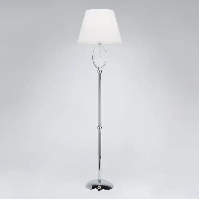 Торшер Eurosvet 01056/1 хром/прозрачный хрусталь Strotskis MADERA
