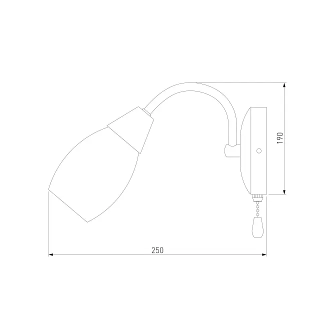 Бра Eurosvet 30280/1 GINEVRA — бронза, ракурс 5