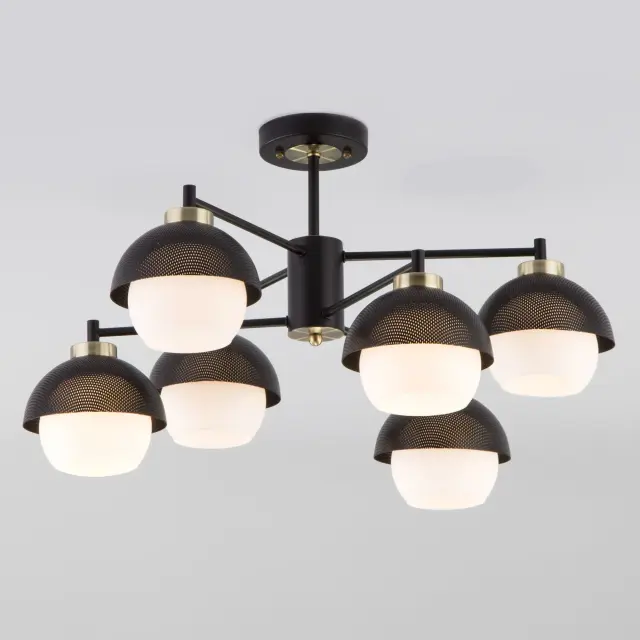 Люстра Eurosvet 70106/6 черный NOCCIOLA