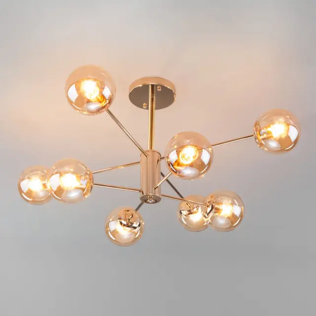 Люстра Eurosvet 30166/8 золото ASCOT — золотой, ракурс 4
